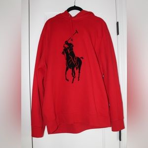 Red Polo Ralph Lauren hoodie